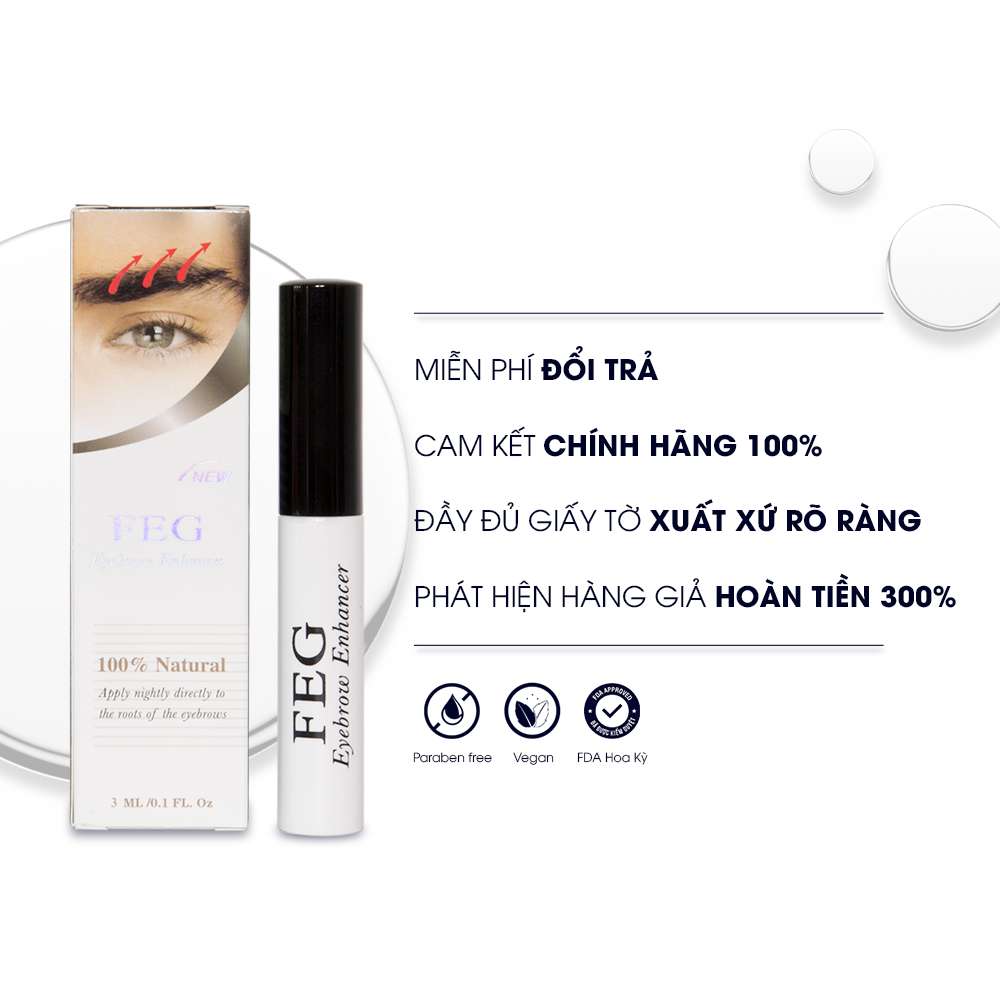 Dưỡng Lông Mày FEG Eyebrow Enhancer