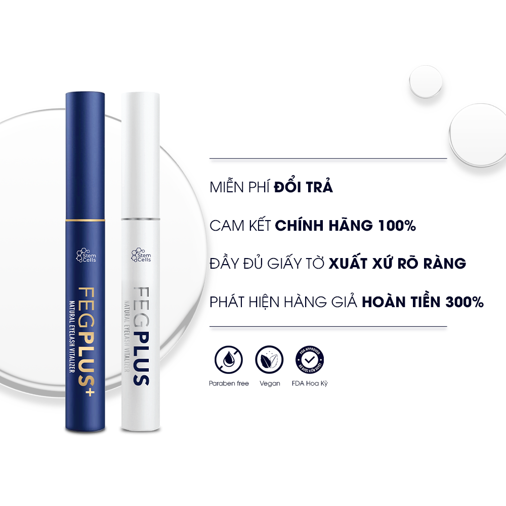 Combo Dưỡng Mi FEG Plus Stem Cells