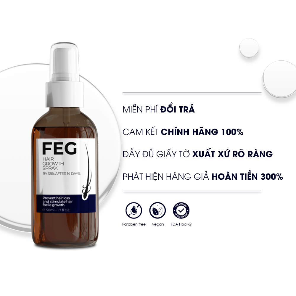 Serum Dưỡng Mọc Tóc FEG Hair Growth Spray